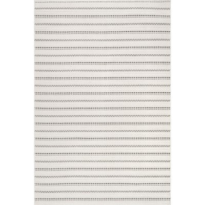 Frenshe Interiors x Rugs USA - Haylo Geometric Indoor and Outdoor Area Rug, 9' x 12', Haylo Cream | Target