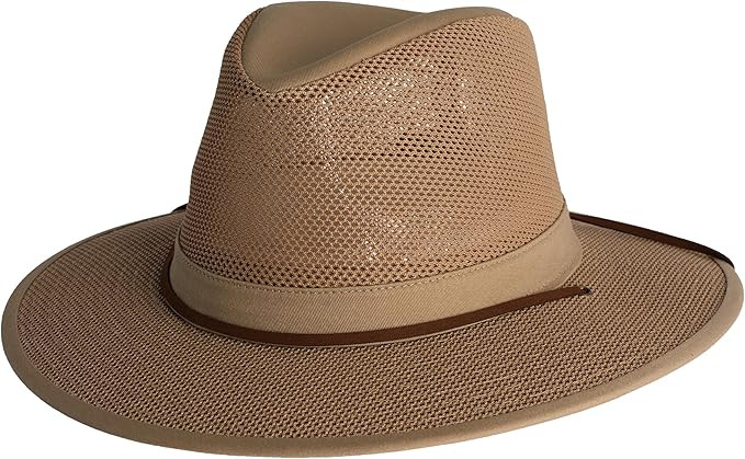 Henschel Hats Original Aussie Breezer - Wide-Brim Sun Hat for Men with Adjustable Chin Cord | Per... | Amazon (US)