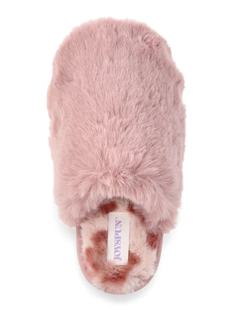Joyspun Women's Plush Scuff Slippers | Walmart (US)