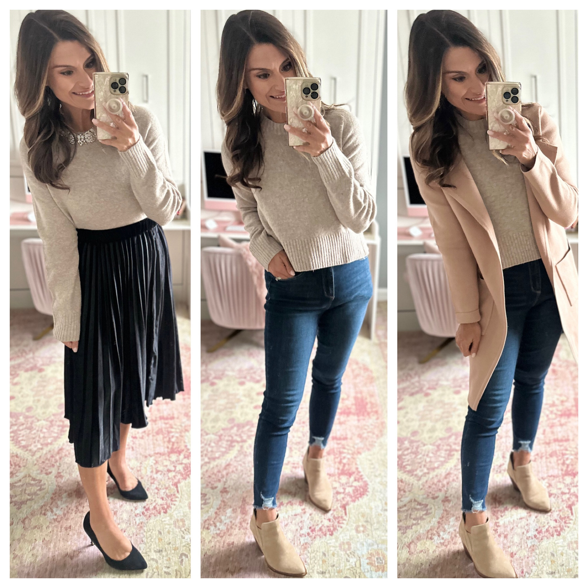 3 Ways to Style a Tan Sweater

#LTKfindsunder50 #LTKstyletip #LTKsalealert