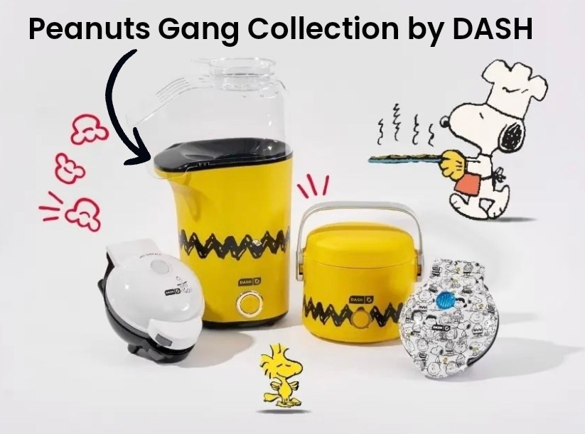 Dash is celebrating 75 years of the Peanuts Gang. Invite Charlie Brown, Snoopy, Woodstock, and the rest of the gang into your kitchen for some timeless and tasty meals. Waffle Maker, Electric Lunchbox, and Popcorn Maker!

#LTKFindsUnder50 #LTKFamily #LTKHome