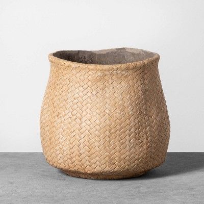Planter Woven Cement - Hearth & Hand™ with Magnolia | Target