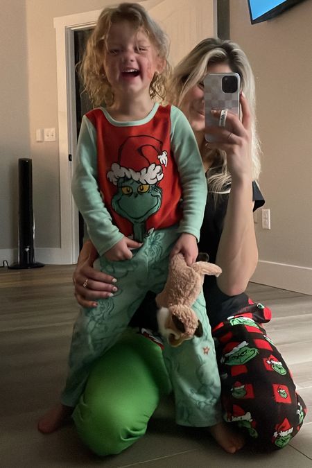 Grinch pajamas. Mom dad and kids

Family Christmas pajamas 
Grinch pajamas 
Pjs


#LTKfamily #LTKHoliday #LTKkids