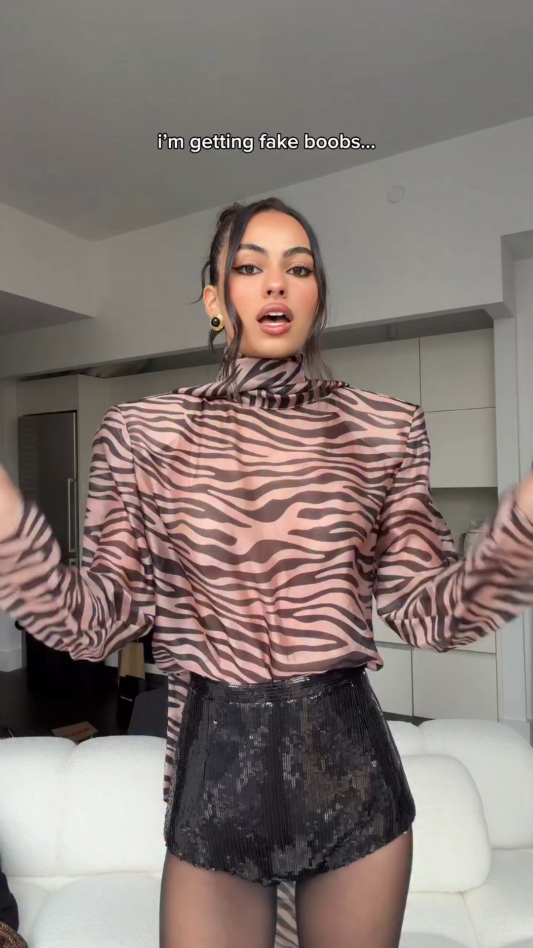 getting dressed for the @cultgaia show!!