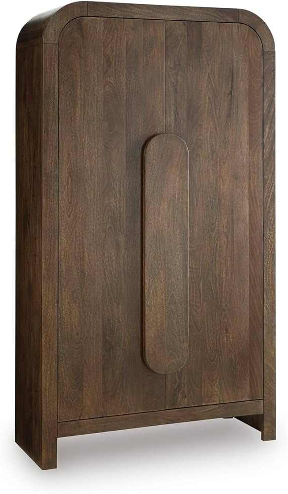 Signature Design by Ashley Thoren Contemporary Accent Cabinet with Anti-Tipping and Adjustable Sh... | Amazon (US)