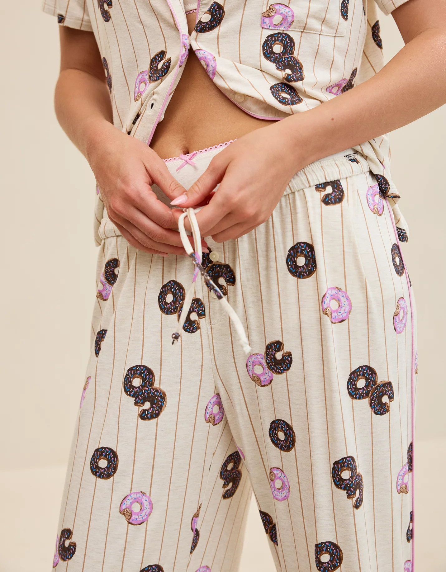 New OVERSLEPT by Aerie Real Soft® Piping PJ Pant Now available in lengths! | American Eagle Outfitters (US & CA)