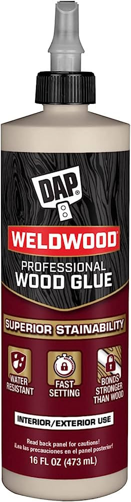 DAP Weldwood Professional Wood Glue, 16 Oz (7079800481) | Amazon (US)