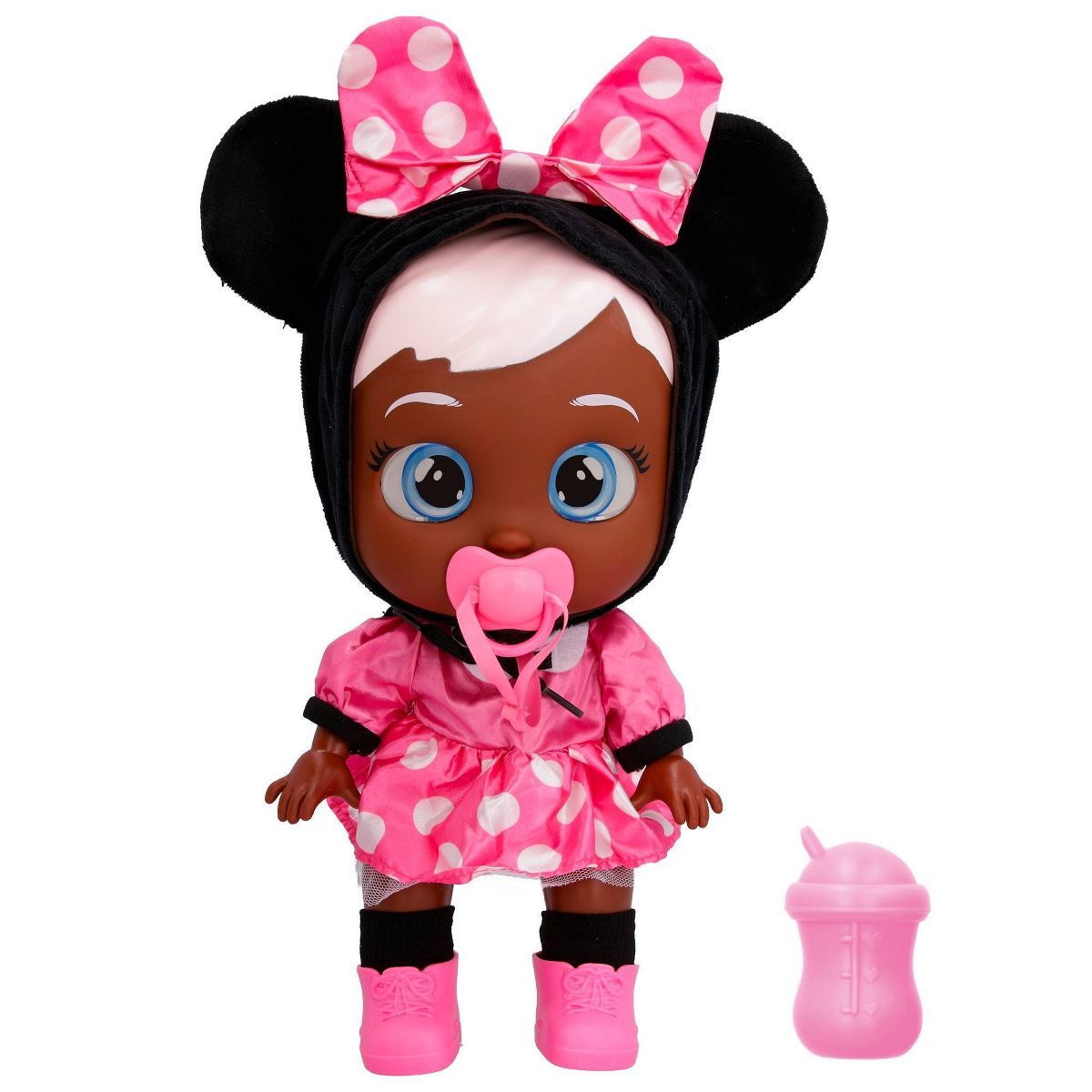 Cry Babies Disney Nurturing Baby Doll Inspired by Minnie Mouse, Dressed Up In the Iconic Pink Dre... | Target