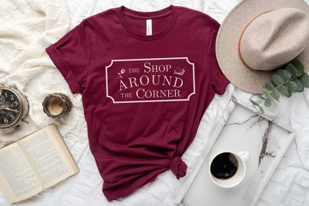 The Shop Around the Corner T-shirt, You've Got Mail Shirt, Meg Ryan, Tom Hanks, Shopgirl, 90s Mov... | Etsy (US)