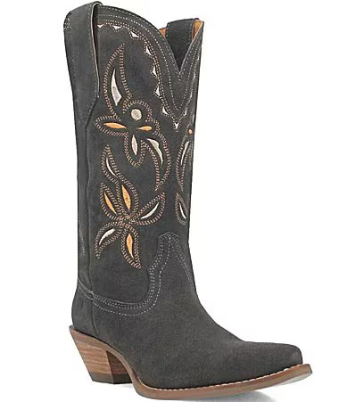 Dingo Sabana Suede Cut Out Western Boots - 6 | Dillard's