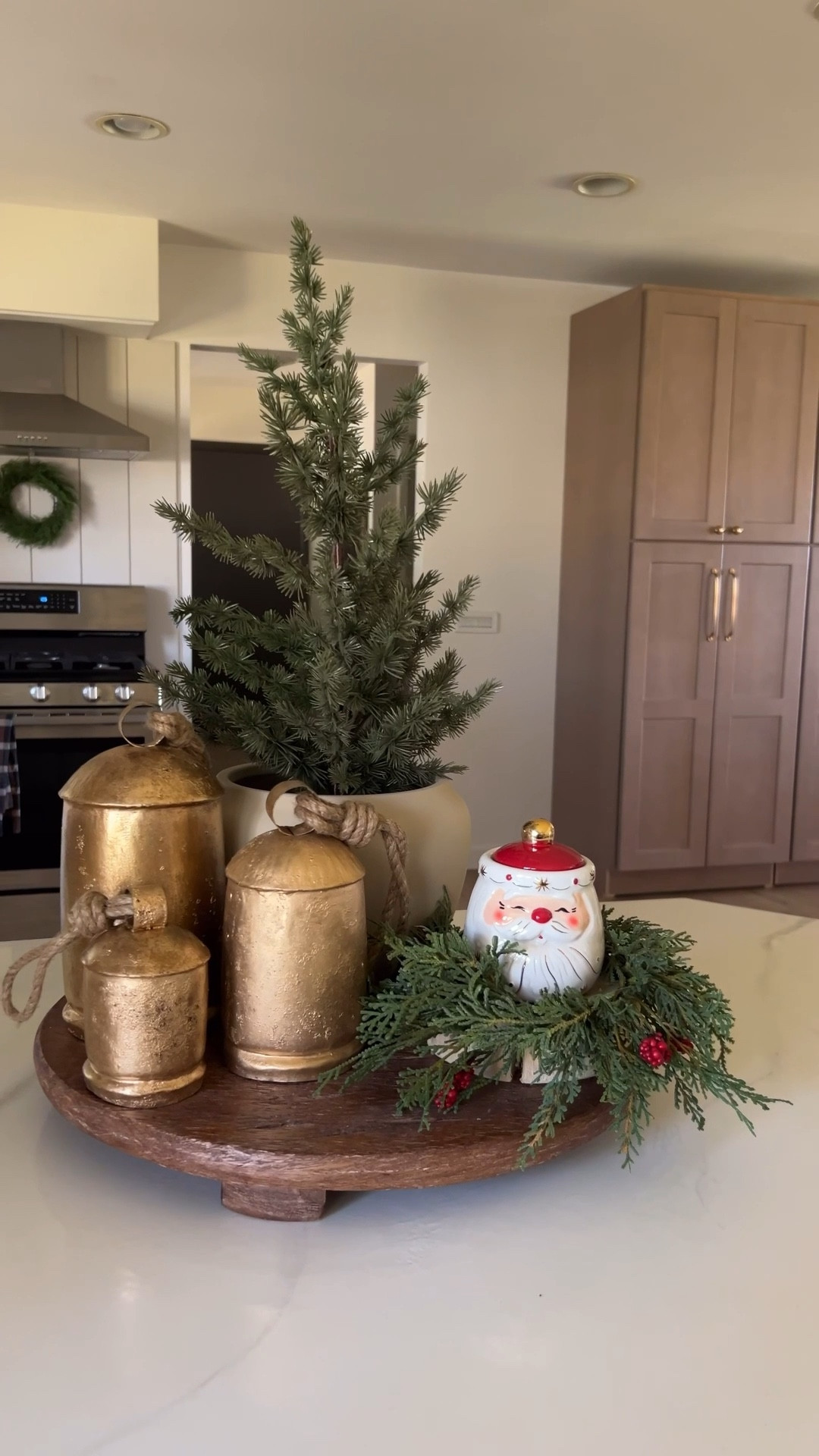 Easy Christmas centerpiece to recreate 

#LTKHoliday #LTKSeasonal #LTKHome