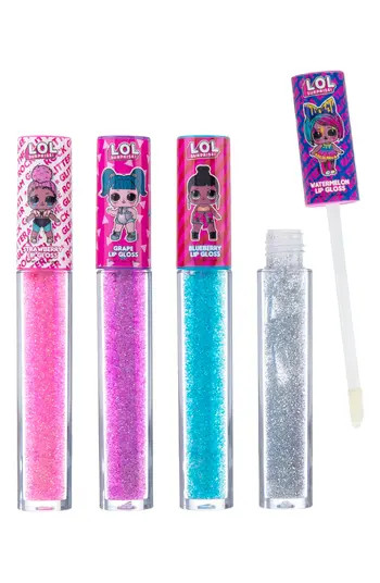 LOL SUPRRISE LOL SURPRISE Party Favor Glitter Up Lip Gloss - Pack of 4 | Nordstromrack | Nordstrom Rack