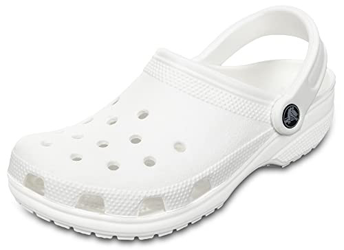 Crocs Unisex-Adult Classic Clog, White, Size 12 US Men / 14 US Women | Amazon (US)