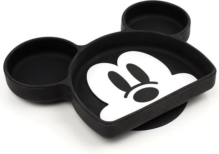 Bumkins Disney Silicone Grip Dish, Suction Plate, Divided Plate, Baby Toddler Plate, BPA Free, Mi... | Amazon (US)