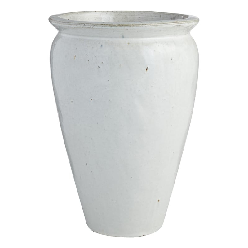 White Arcadia Outdoor Planter, Medium | At Home
