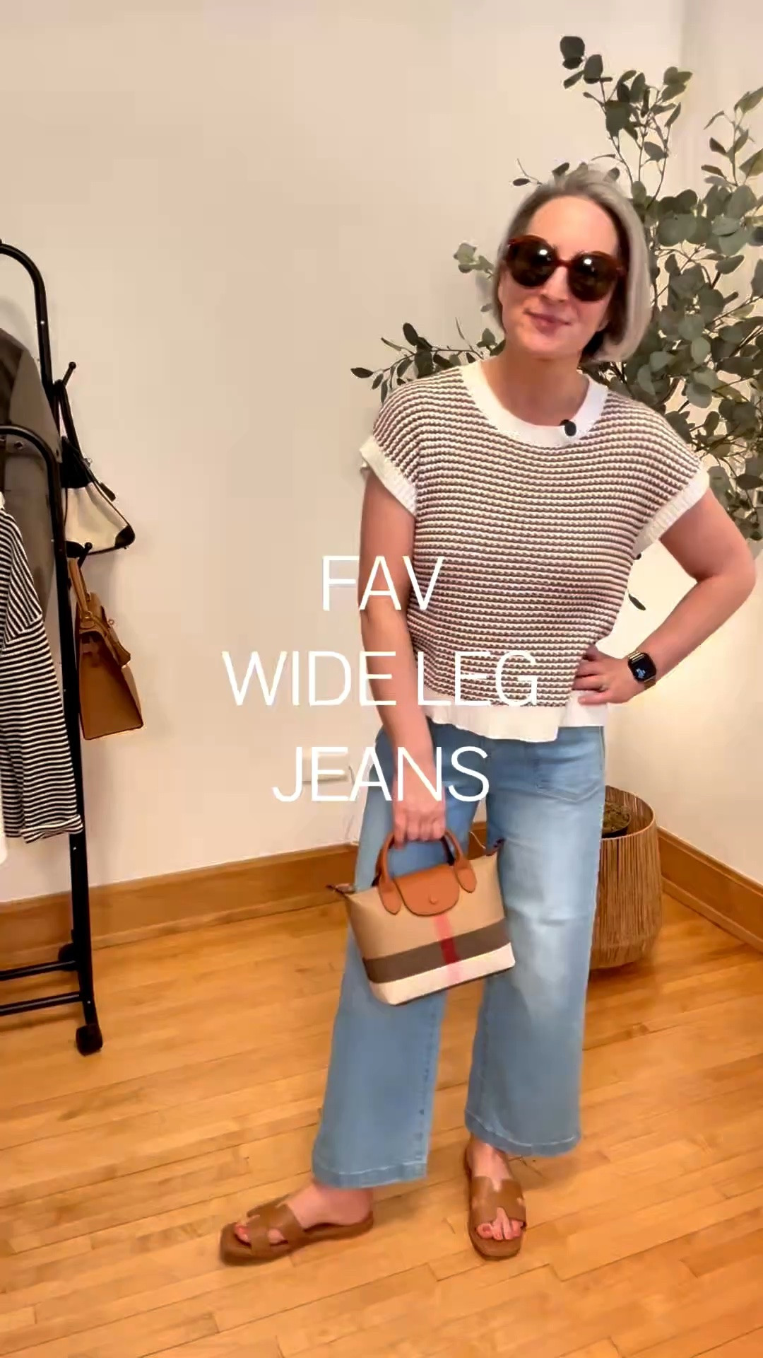 Love this whole look and these wide leg jeans 👖(ad)

#LTKootd #LTKPetite #LTKOver40