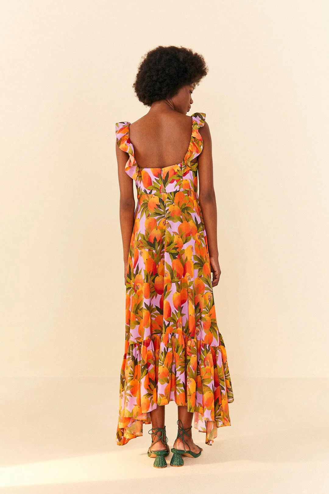 Lilac Mango Macaws Maxi Dress | FarmRio (US)