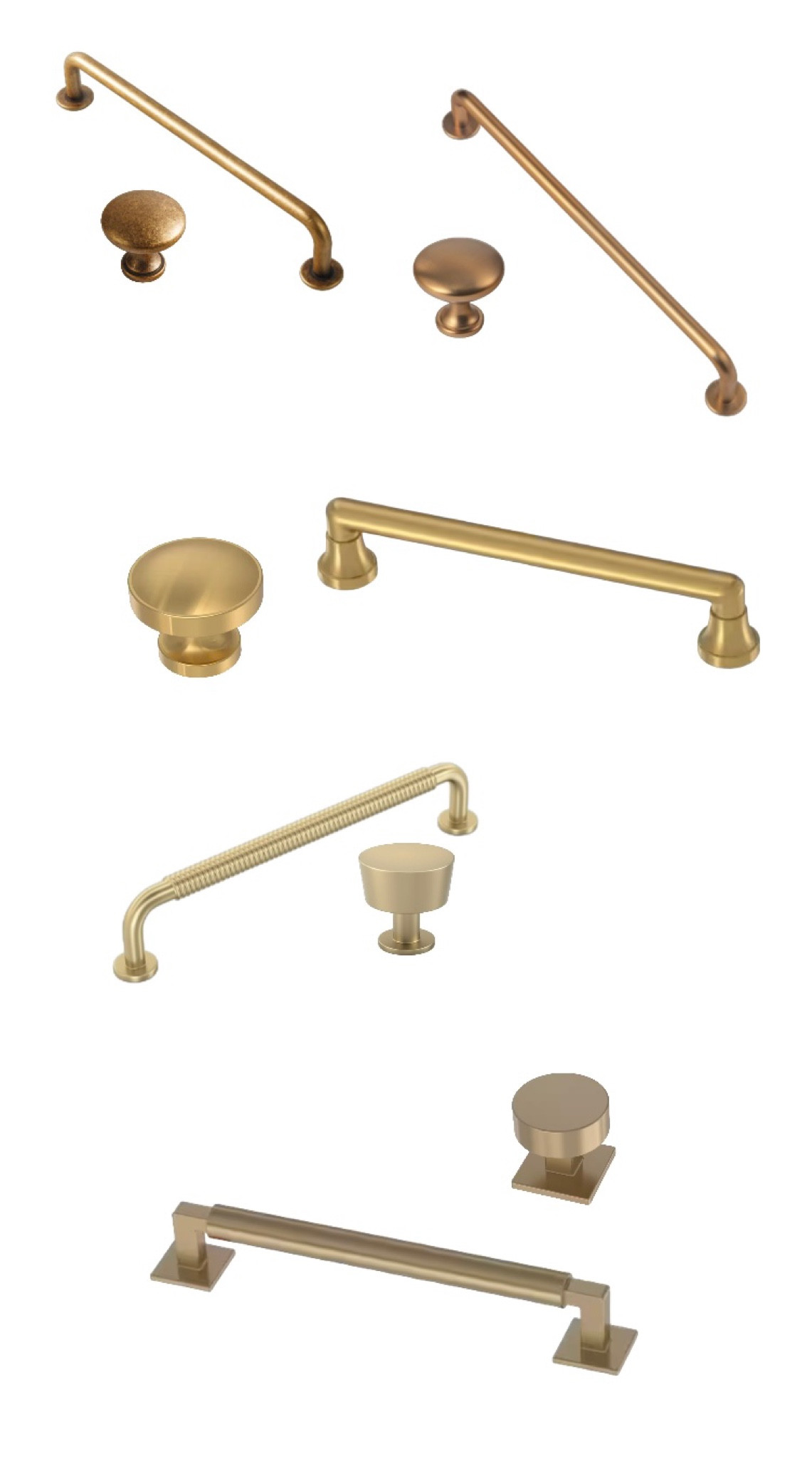 Gold Cabinet Hardware Roundup! 

These are all the samples I ordered for our kitchen remodel! Some from Amazon and a couple from
Home Depot. We have a gold light fixture above our sink so I’m trying to find cabinet hardware that matches the gold in the light. 

#LTKhome