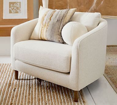 Remmy Upholstered Armchair | Pottery Barn (US)