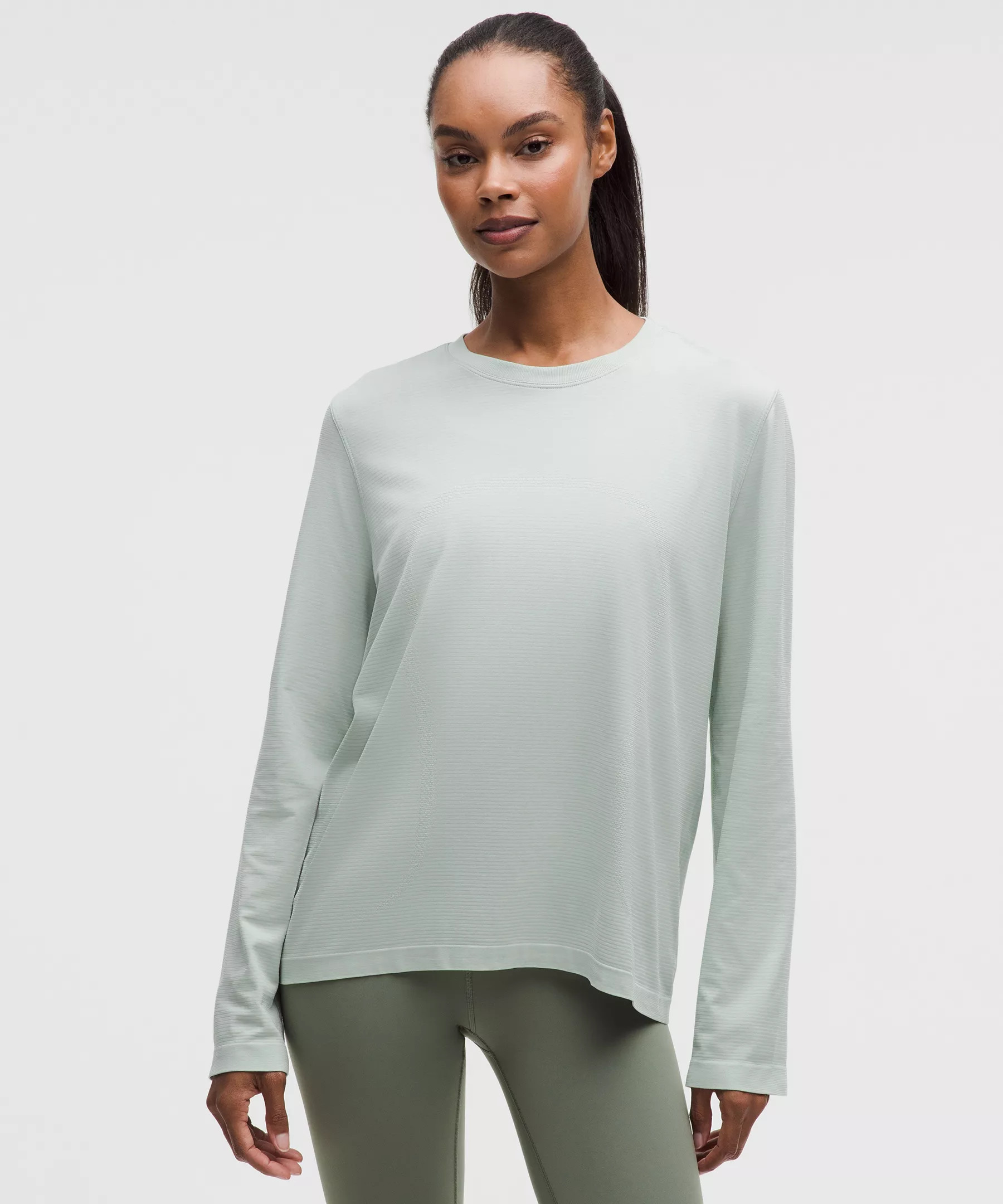 Swiftly Relaxed Long-Sleeve Shirt Hip Length | Lululemon (US)