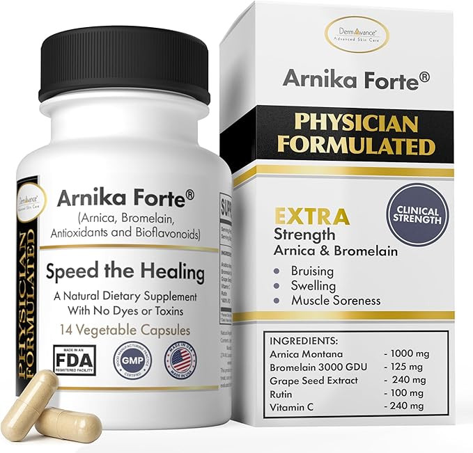 Arnika Forte Capsules – Swelling and Bruising Reducer After Surgery and Aesthetic Treatments, A... | Amazon (US)