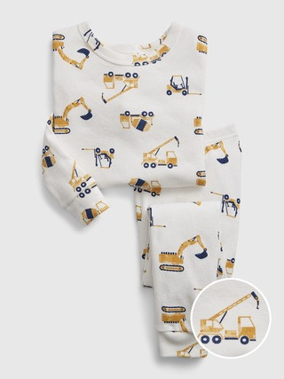 babyGap 100% Organic Cotton Construction PJ Set | Gap (US)