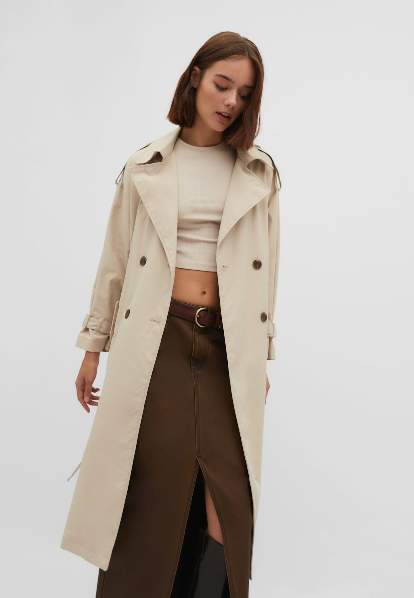Oversize-Trenchcoat | Stradivarius DE