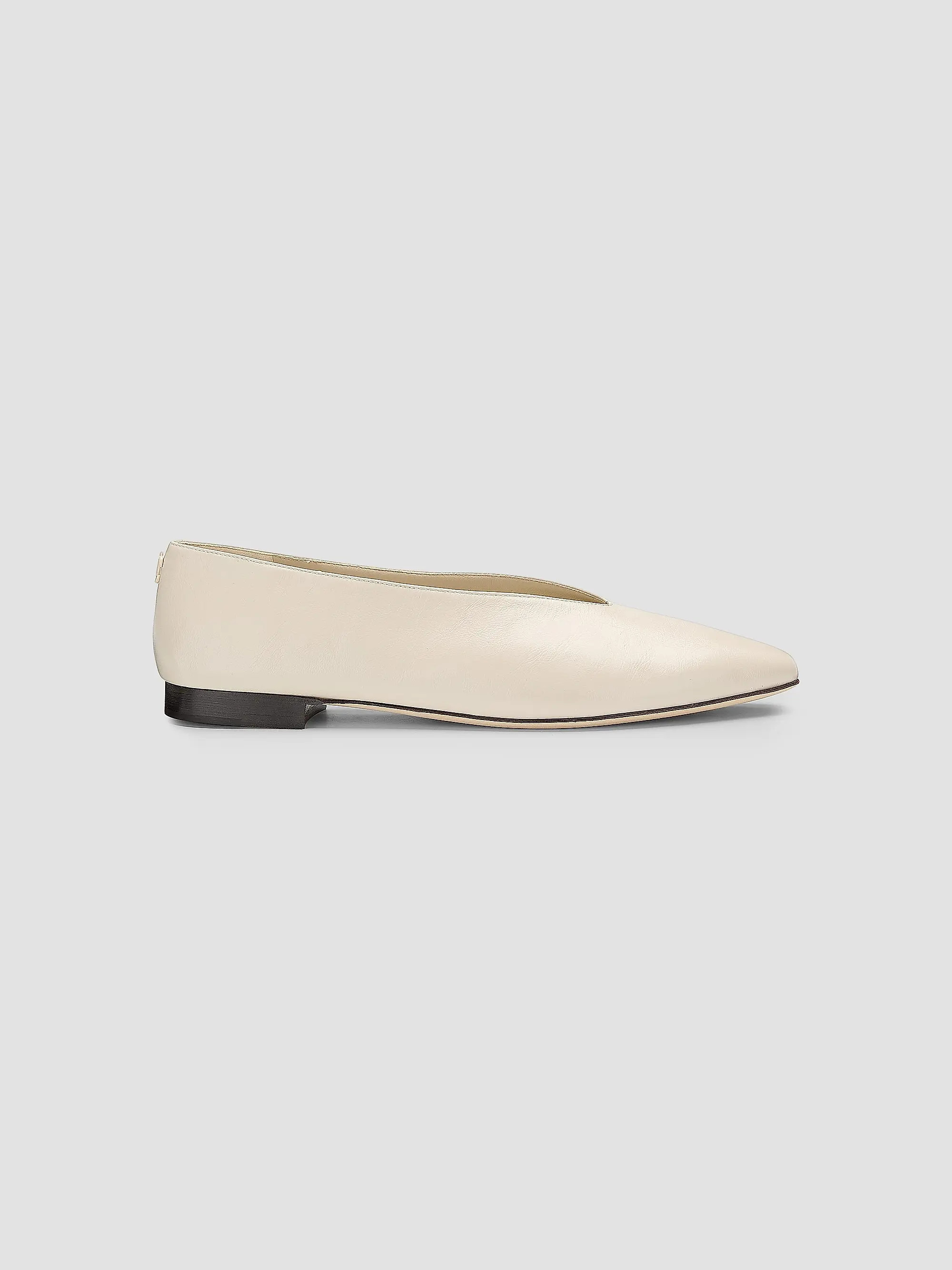 Margot Shiny Leather Ballet Flats | Saks Fifth Avenue