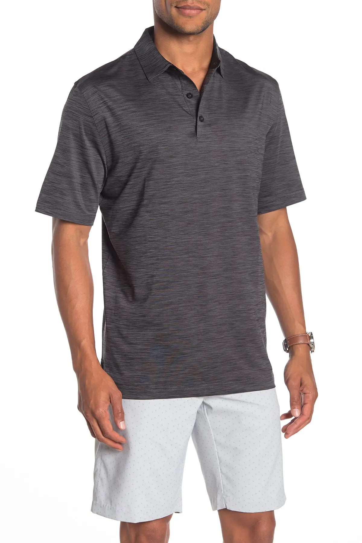 CALLAWAY GOLF Opti-Soft UPF 50 Heathered Polo at Nordstrom Rack | Nordstrom Rack
