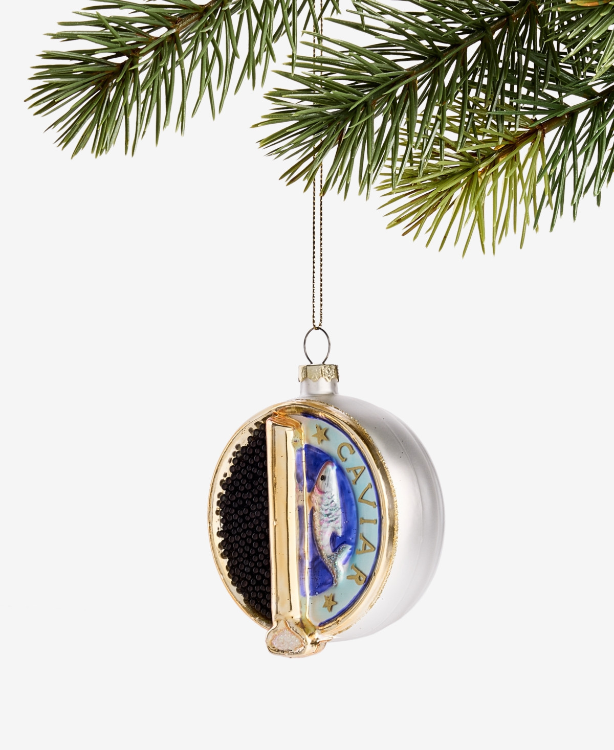 Holiday Lane Foodie Caviar Tin Ornament, Macy's Exclusive | Macy's
