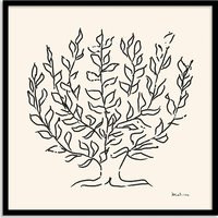 Henri Matisse Tree Le Buisson Square Poster Art Print Line Exhibition Picture | Etsy (US)