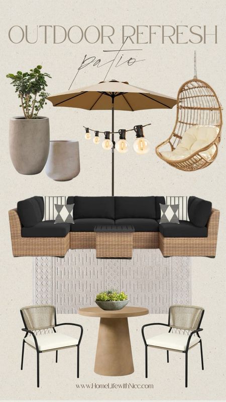 I am finding so many great neutral patio pieces for a fresh look this spring! #neutralpatio #modernorganicdecor #outdoordecor #outdoorfurniture

#LTKstyletip #LTKSeasonal #LTKhome