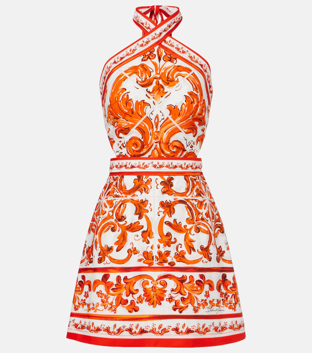 Majolica cotton poplin minidress | Mytheresa (INTL)