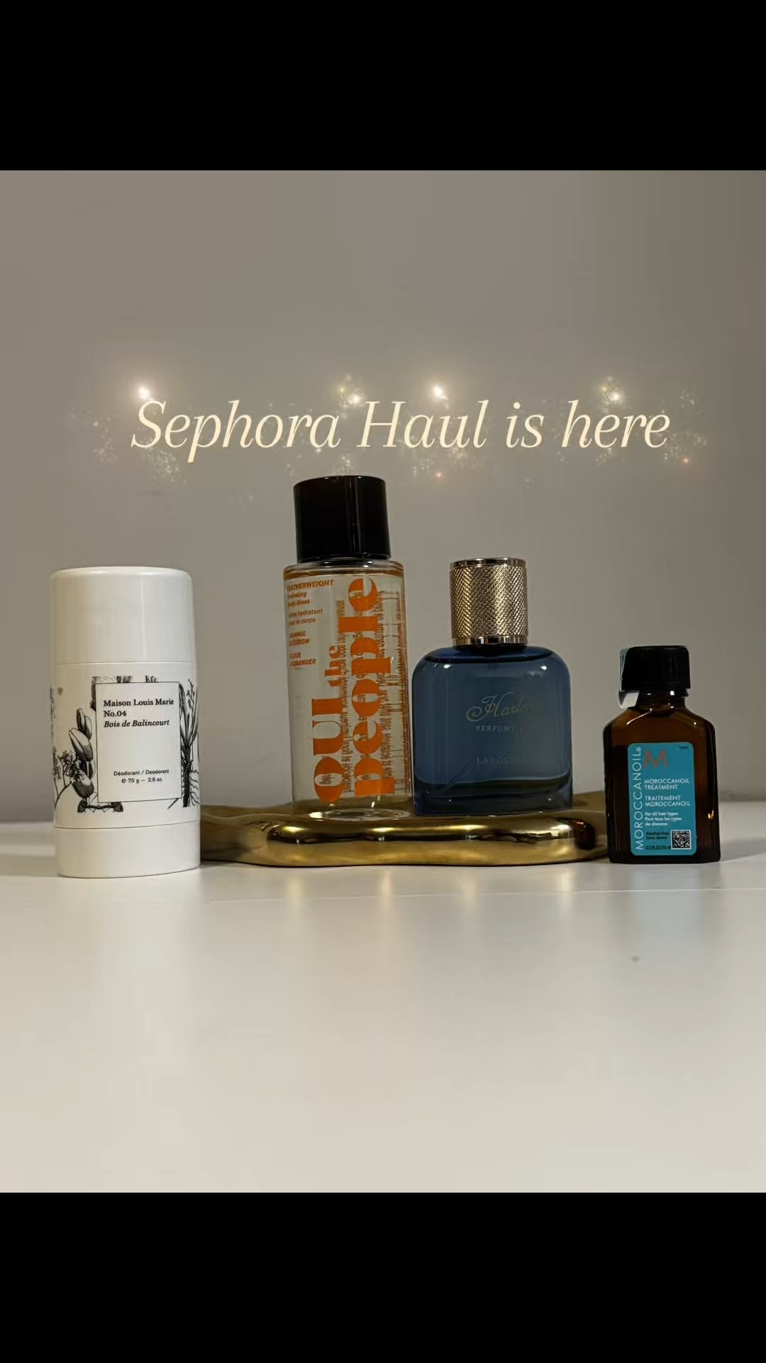 🔗Shop link in bio
I shop at @Sephora quite often so I wanted to prioritize things I really wanted to upgrade and try.

-Feather Weight Hydrating Body Gloss Oil by @ouithepeople I wanted a body oil that won’t ruin fabrics and actually hydrated your skin with skin care ingredients. They also have unscented ones but I got the orange blossom
-Langston by @Harlemperfumeco which is an upgrade. This is my third purchase of this specific scent and I knew it was just time to get a full bottle. I can spray the little I have left of my travel spray 
-Moroccan oil Hair Treatment was my Rouge Member freebie 🥰😍. 
-@MaisonLouisMarie No.4 Bois de Balincourt Deodarant. I am addicted to this scent. A perfect blend of sandalwood and Vetiver which are two of my favorite notes. I also love it as a base for some of my citrus perfumes that don’t linger as long. I have the perfume and the perfume oil might as well get the Deodarant. 
-Showgirl is gifted by @Harlemperfumeco and I am so happy to have her and she sits side by side now with Langston. Today is such a happy family reunion. 

Thanks for watching 🥰🫶🏾 and full reviews to come!

#sephorasale #ouithepeople #harlemperfumeco #blackowned #sephorahaul  

#LTKGiftGuide #LTKHoliday #LTKBeauty