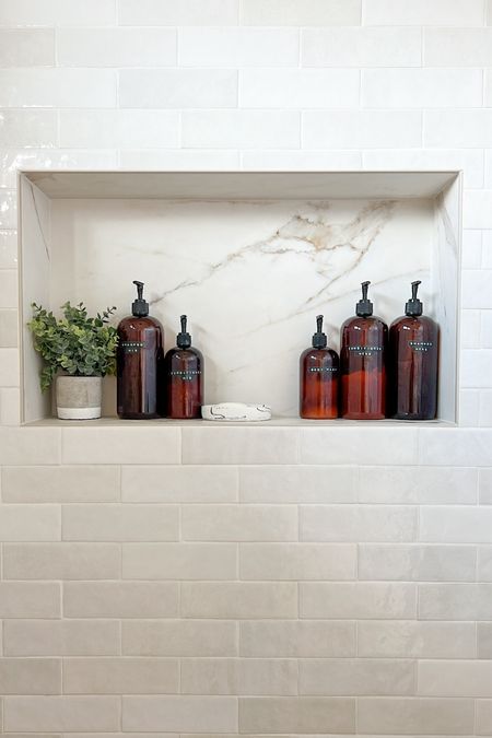 Make your bathroom feel like a spa with some amber bottles and a label maker!

Home hacks, bathroom inspo, dream shower

#LTKhome #LTKstyletip #LTKfindsunder50