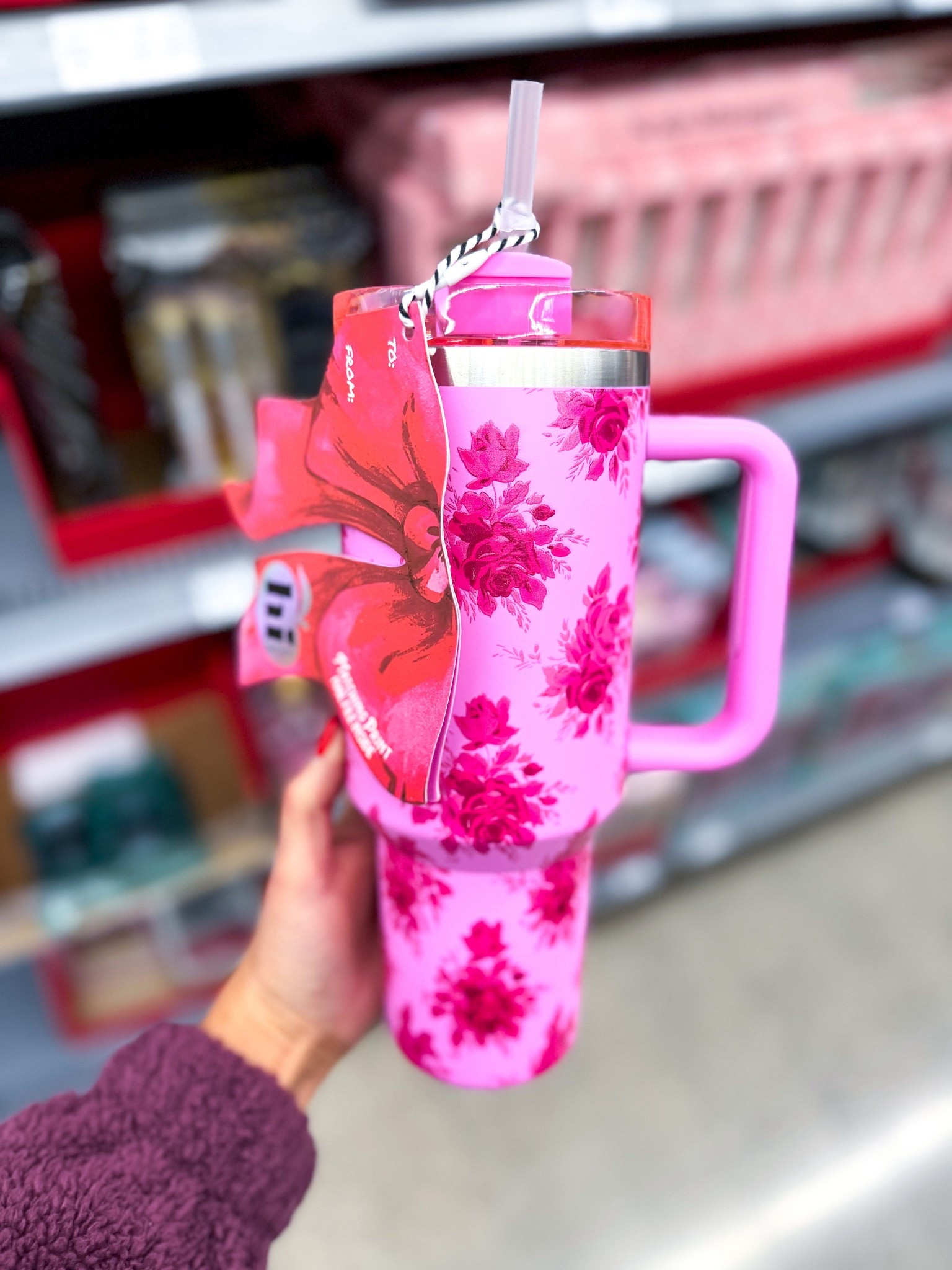 $10 floral tumblers. Fill with goodies for an easy gift idea  

#LTKGiftGuide #LTKHoliday