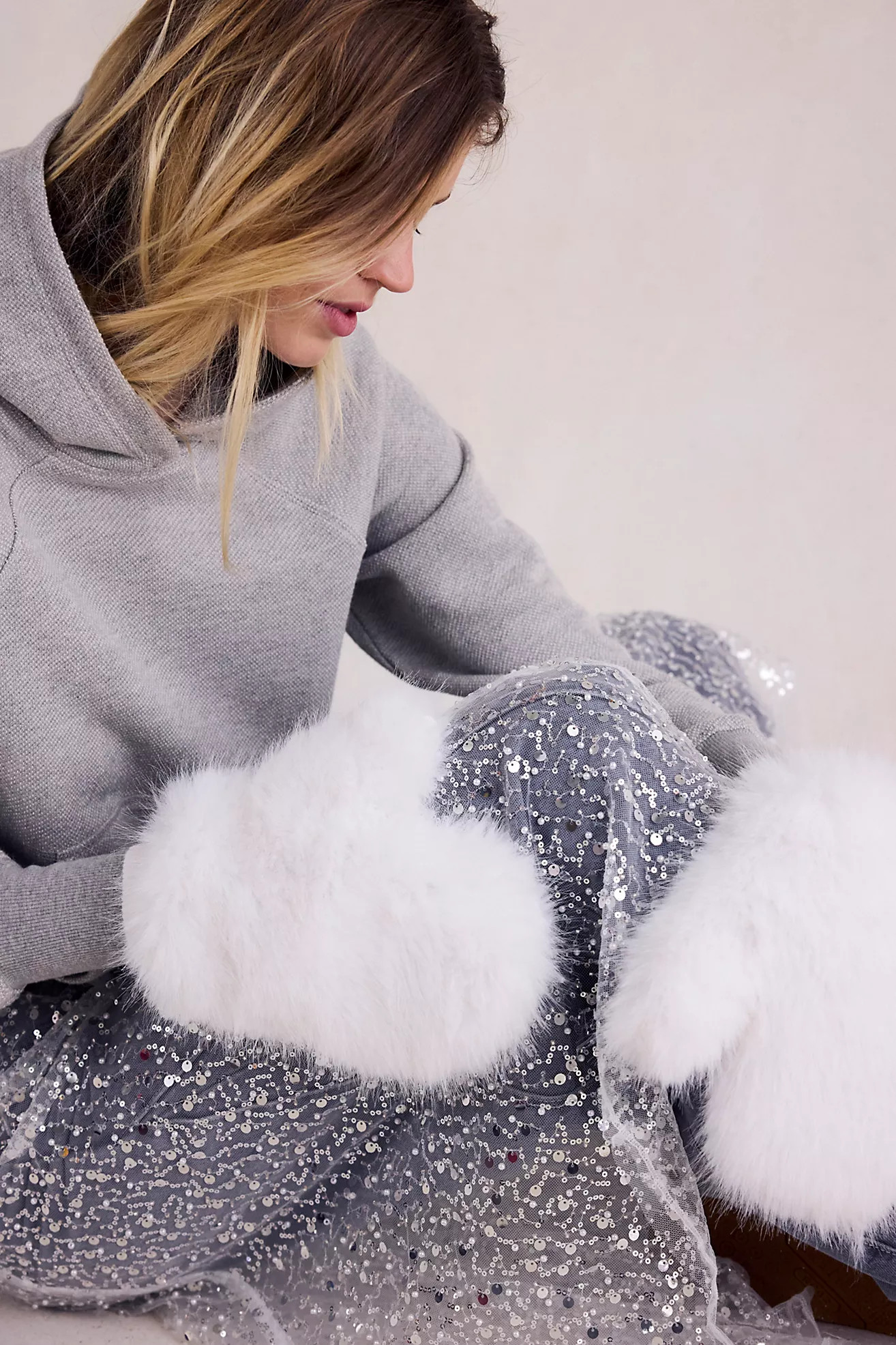 Arctic Fur Mitten | Free People (Global - UK&FR Excluded)
