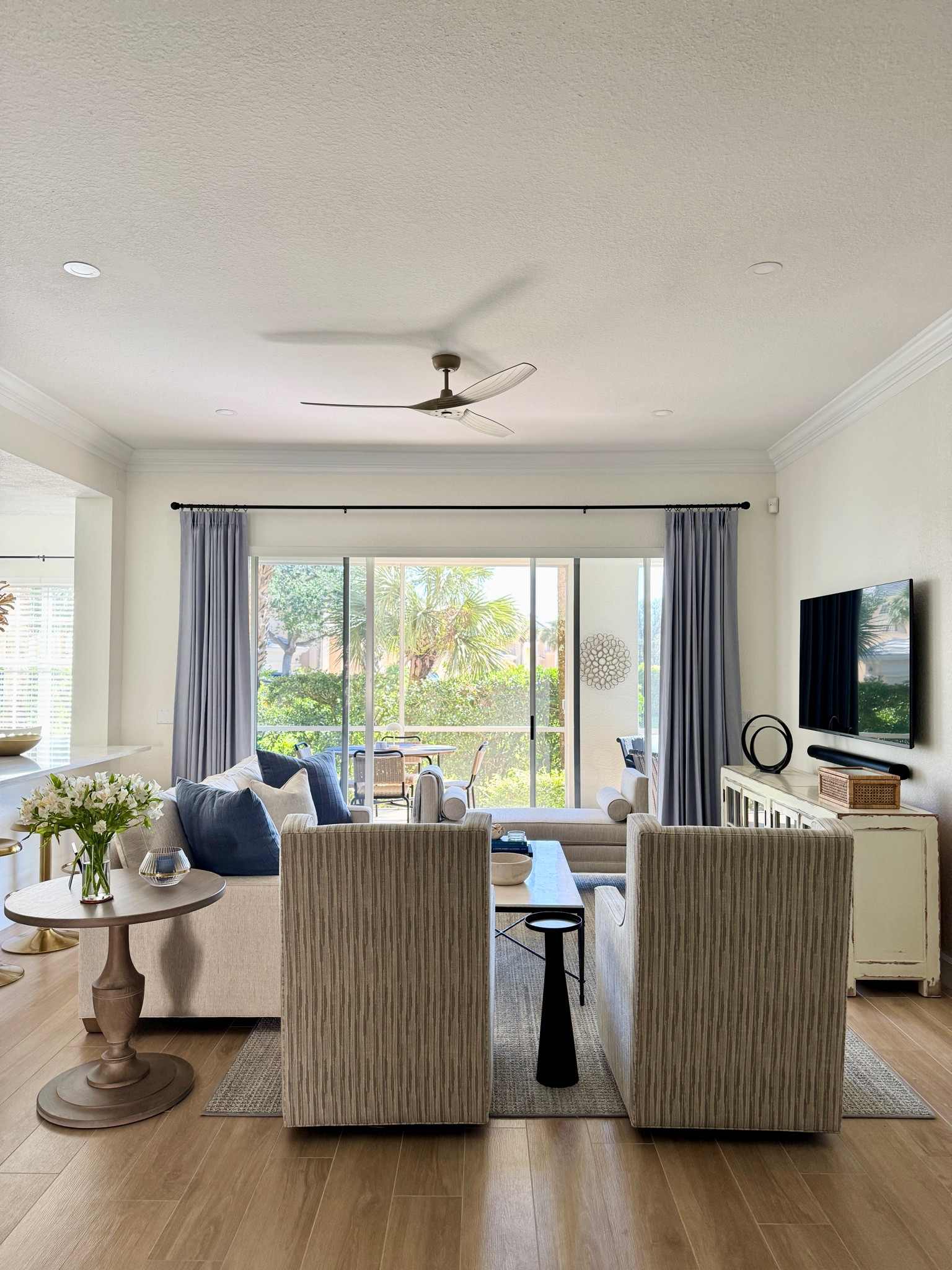 A room always feel cozier once the curtains are hung! I absolutely love the quality of these Amazon pinch pleat curtains! 

#LTKFindsUnder100 #LTKHome