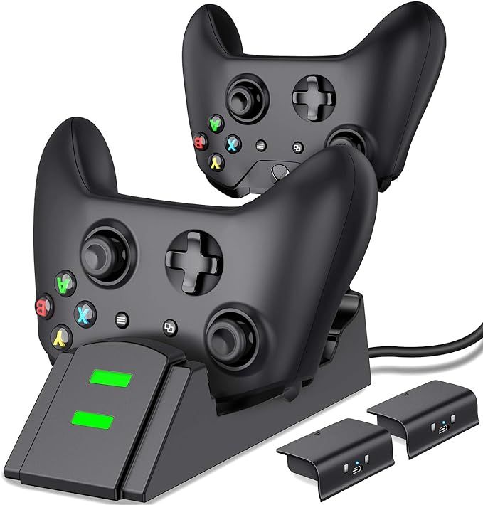 Controller Charger for Xbox one, Controller Charging Station Compatible with Xbox One/One X/One S... | Amazon (US)