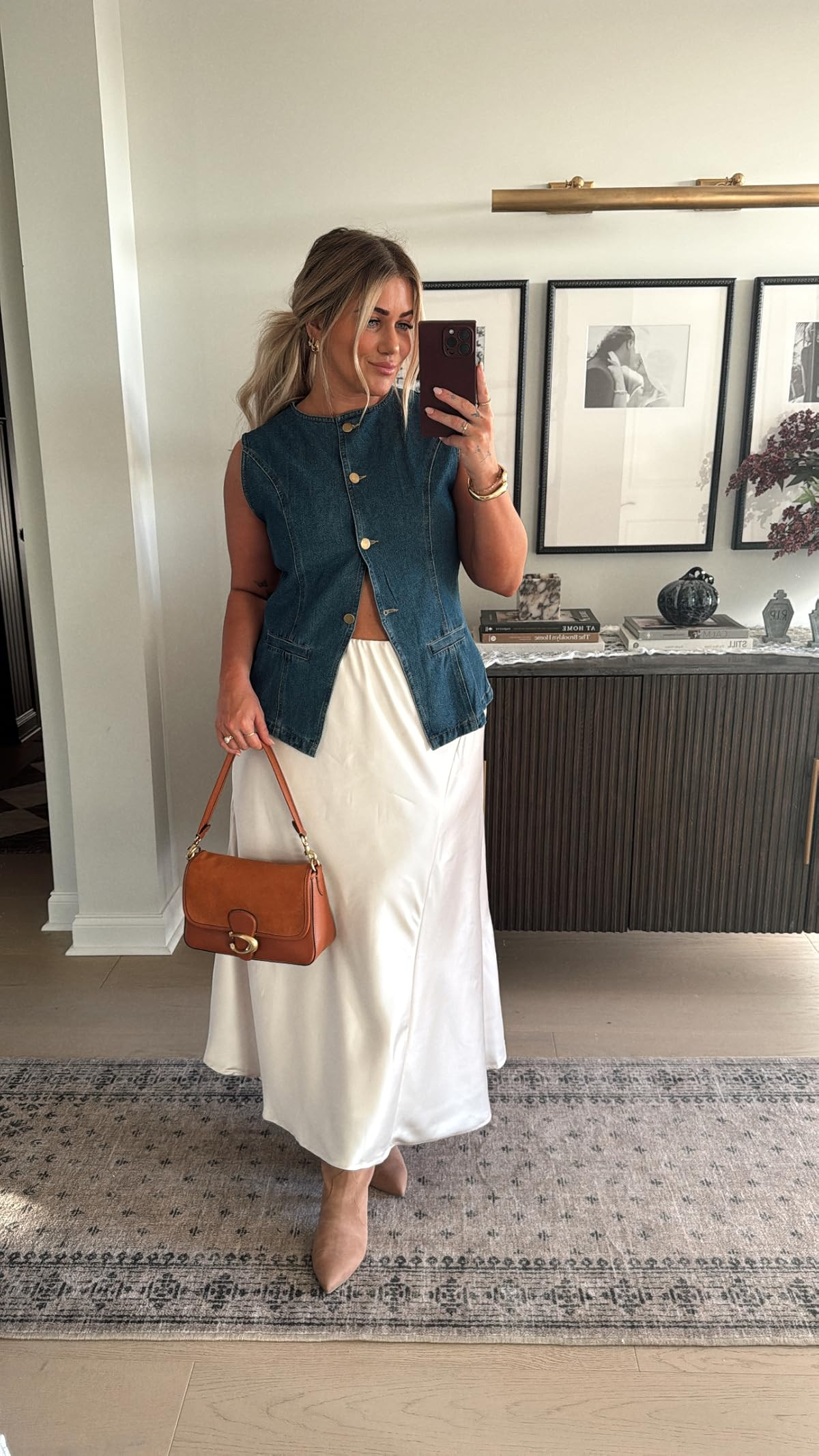 Tonight’s fall outfit! Perfect for when it’s warm but you still want to dress fall. I’m wea... | Amazon (US)