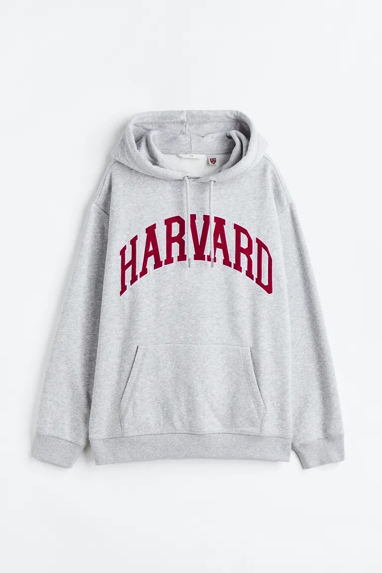 Motif-front hoodie | H&M (UK, MY, IN, SG, PH, TW, HK)