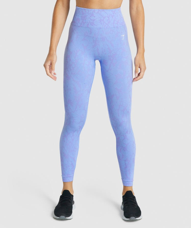 Gymshark Adapt Animal Seamless Leggings - Butterfly | Light Blue | Gymshark (Global)