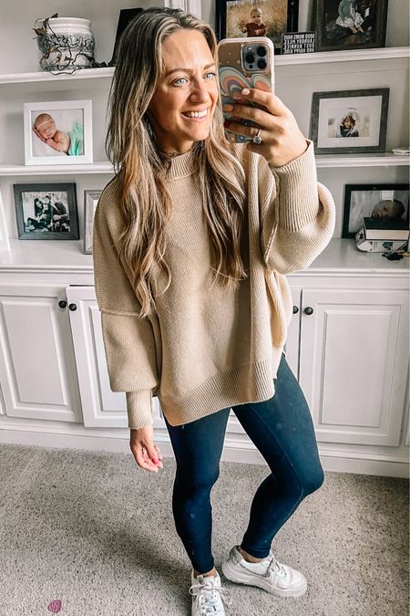 Another great Black Friday deal - this sweater is on sale for $57 plus 40% off with code VIP40! Making it just $35! Comes in tons of colors! Winter outfit • cozy sweater • cyber week • casual outfit • leggings and a sweater • neutrals 

#LTKsalealert #LTKfindsunder50 #LTKCyberWeek