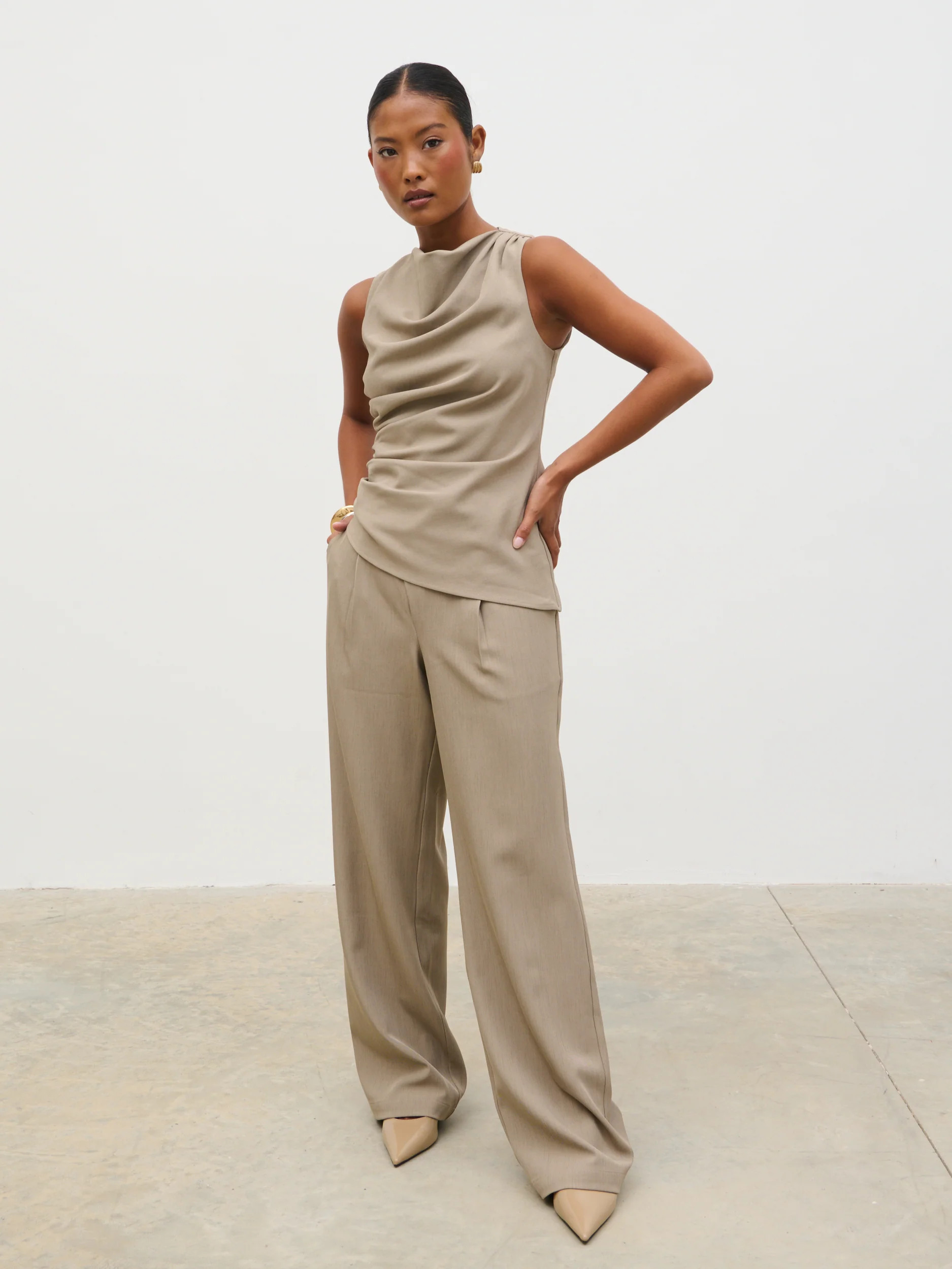 Flynn Slouchy Trousers | Pretty Lavish (UK)