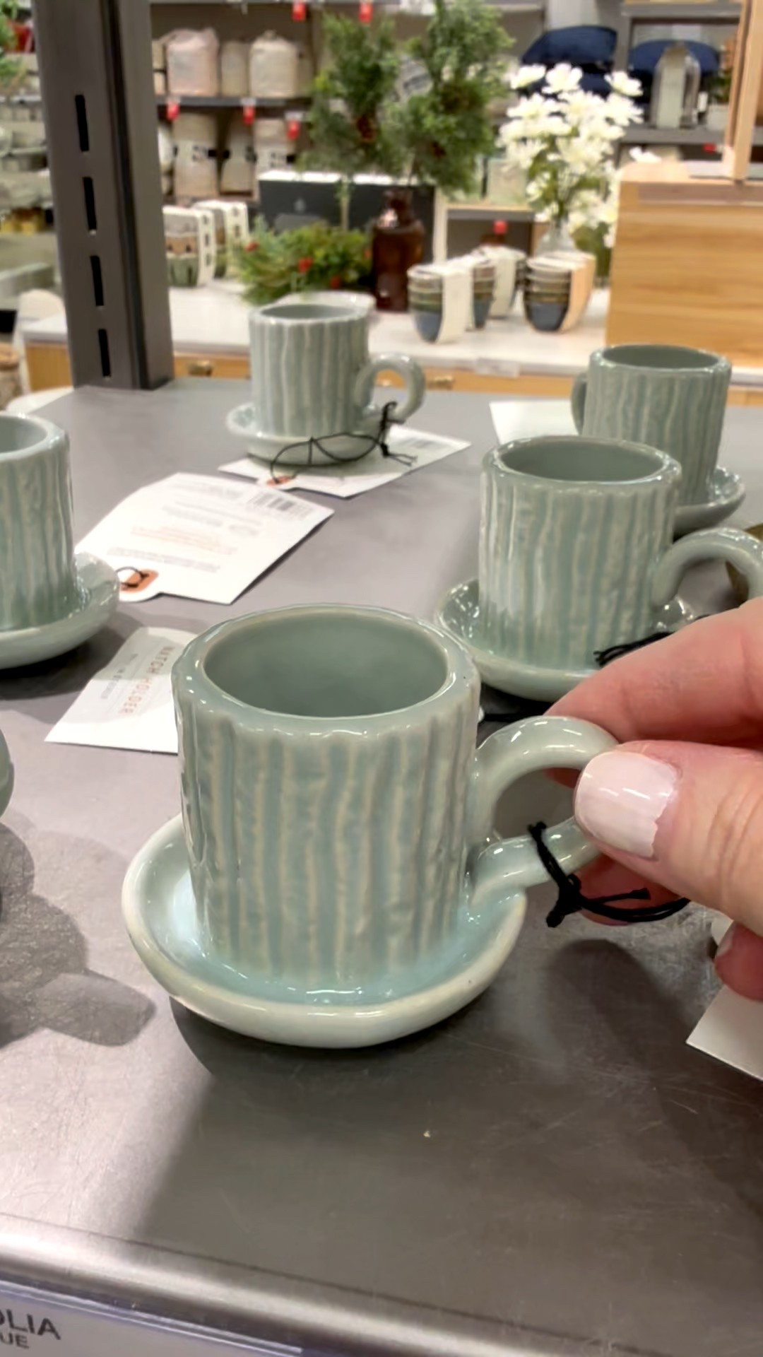 I don’t know which feature I love more of this adorable matchsticks holder: the soothing blue color or the  mini espresso cup design! It’s spring, garden, and whimsy all tied up in one accessory.

And if you’re a mosaic artist, the little exposed ‘plate’ would be a fun substrate for your tile work. For mosaic tips, tutorials + inspiration please visit my YouTube channel: YouTube.com/julieweilbacher. Follow @julieweilbacher on Instagram for all things mosaic art.

#springdecor #matchsticksholder #espressocup #target #mosaic #ceramicmatchsticksholder #candles #candleaccessories #fireplaceaccessories #matches #springtablescape #matchbook

#LTKHome #LTKFindsUnder50