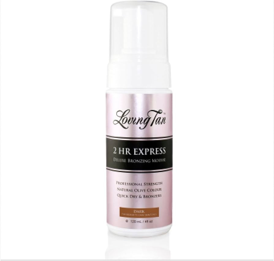 Loving Tan 2 HR Express Mousse, Dark- Streak Free, Natural looking, Professional Strength Sunless... | Amazon (US)