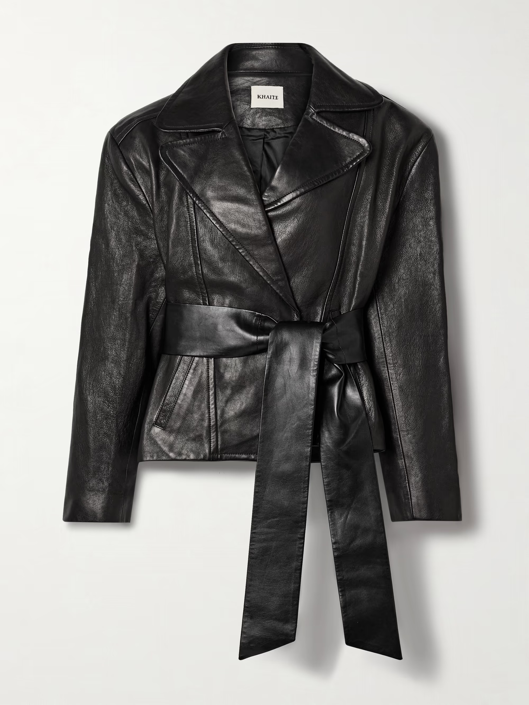 Dolores belted leather jacket | NET-A-PORTER (UK & EU)