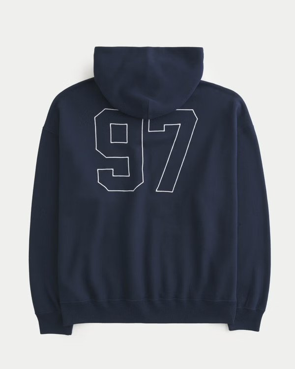 Oversized New York City Graphic Hoodie | Hollister (US)