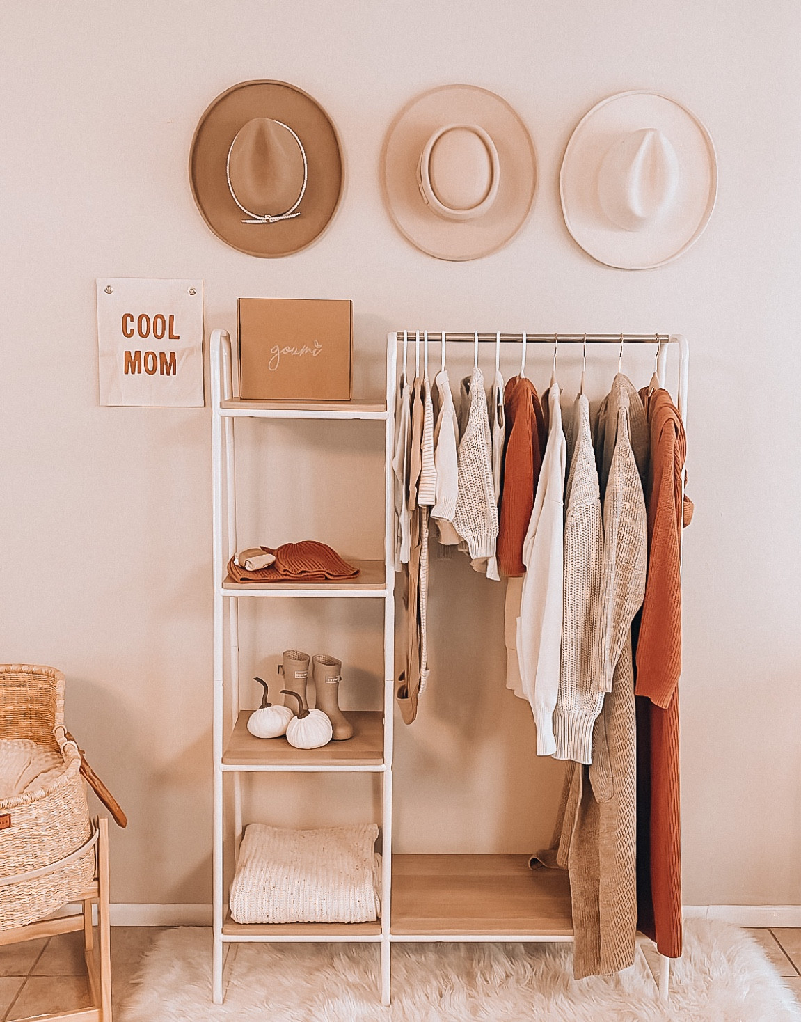 The perfect clothing rack to set your outfits in! Love using it! Organized spaces make me happy! 

#LTKunder100 #LTKSeasonal #LTKstyletip