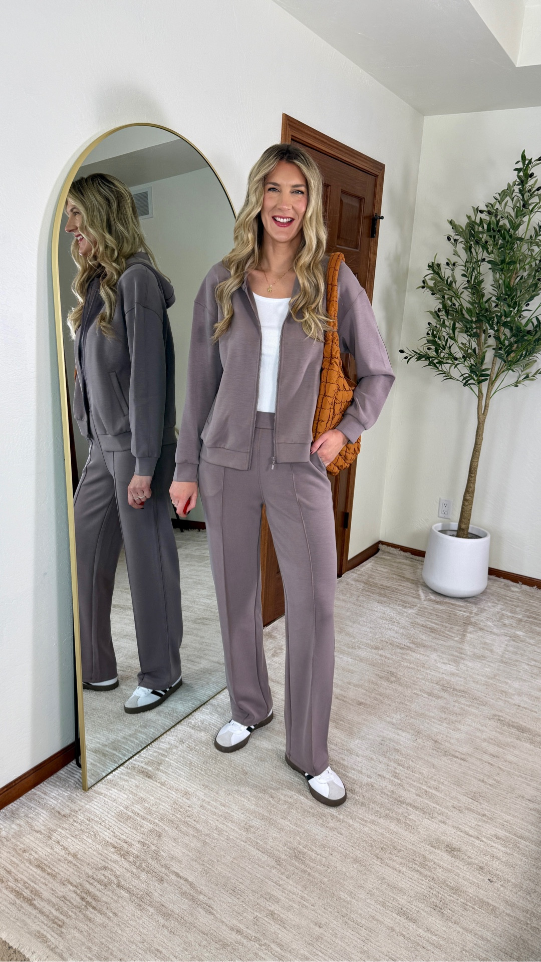 Wearing my true medium tops and true m/extra long pants. 

First ever extra tall matching sets on Amazon!! Travel set, lounge set, sweatpants 

#LTKFindsUnder50 

#LTKTravel #LTKTall